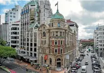  ??  ?? The Public Trust Building on Lambton Quay was the proposed site for Jamie’s Italian restaurant.