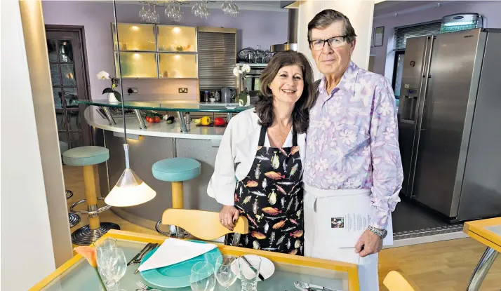  ?? ANDREW CROWLEY ?? A fishy tale: Mike and Tina Pemberton have been serving award-winning seafood from the comfort of their mid-Norfolk home for the past 15 years. The six-bedroom property is now on the market