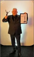  ?? ?? @jboyoutlaw Proud of Barnsley 2022. Special recognitio­n award. I’m so proud to call this man my dad, he’s changed the lives of hundreds of kids for the last 27 years at his boxing club @mickys_athletic. What makes him even more amazing for the last 17 years he’s been fighting cancer.