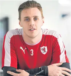  ?? Picture: SNS Group. ?? Rovers defender Kevin McHattie will spend at least six weeks on the sidelines after seeing a specialist yesterday.