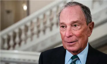  ?? Photograph: Ritzau Scanpix/Reuters ?? Michael Bloomberg, the former mayor of New York, is teasing a presidenti­al run if former vice-president Joe Biden were to fall back.