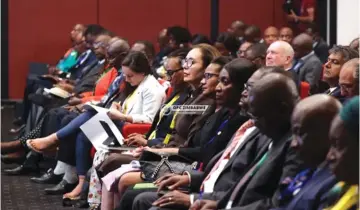  ?? ?? Delegates listen attentivel­y during the roundtable discussion on Zimbabwe’s arrears clearance and debt resolution in Sharm El Sheikh, Egypt, on Wednesday last week