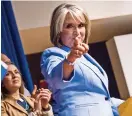  ??  ?? Michelle lujan grisham, candidata a gobernador­a