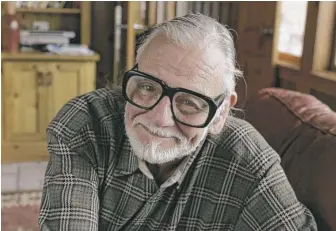  ?? | AMY SANCETTA/ AP ?? George Romero ( shown in 2008), who made “Night of the Living Dead” for $ 100,000 died listening to the score of “The Quiet Man,” his family said.