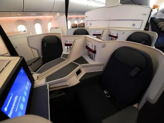  ??  ?? Going first-class is a tempting propositio­n on overnight flights from America (Getty) Q Any tips for trying to get an upgrade with Virgin on a flight from Heathrow to New York? I’m taking my fiancee for a milestone birthday present and want to chance...