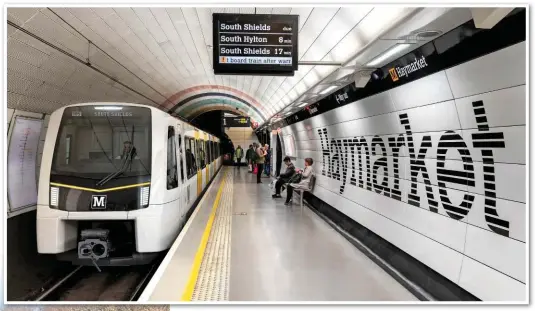  ?? NEXUS. ?? A total of 42 new five-car trains have been ordered for the Metro from Stadler and will replace the current fleet of trains. Four more trains will be purchased after the Government agreed funding for the Metro Flow project, which will also unlock capacity by dualling work on the system between Gateshead and South Shields.