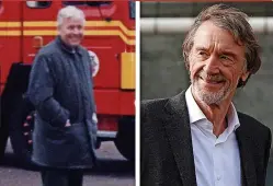  ?? ?? Billionair­e businessme­n Malcolm Healey, left, and Sir Jim Ratcliffe