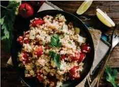  ?? STOCKSY ?? Tabouleh, ein Klassiker der libanesisc­hen Küche.