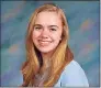  ?? Contribute­d photo ?? Kennedi Muller received a perfect score on the Reading ACT section. She is one of six students from the Immaculate High School in Danbury to have achieved perfect test scores on the ACT or the SAT college admission exams.