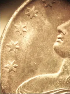  ?? ?? Figure 1: Burnished surface on a Capped Bust half dollar.