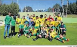  ?? ERASNO FENOY ?? Los jugadores de la Unión celebran el triunfo.