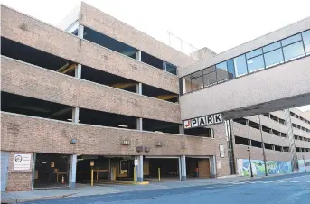  ?? MORNING CALLFILE PHOTO ?? The Bethlehem Parking Authority will be undertakin­g repairs to the Walnut Street garage, one of several capital projects the authority is expected to undertake.