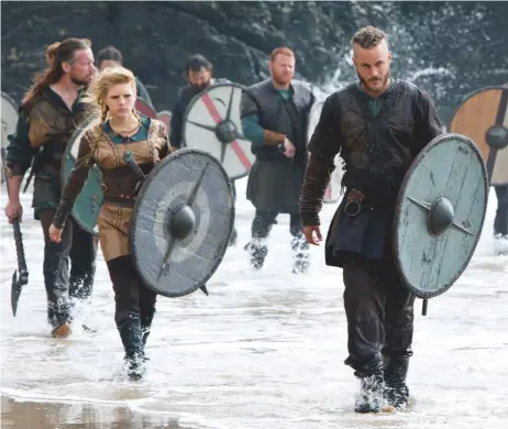  ??  ?? Viewers have been unable to resist the Vikings invasion—it’s been a huge hit for Amazon