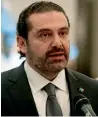  ?? Reuters ?? Saad Al Hariri. —