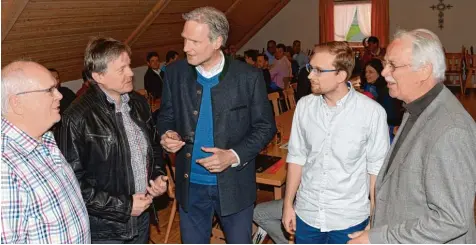  ?? Foto: Xaver Habermeier ?? Hoffen auf einen Aufschwung bei der JFG Neuburg: (von links) Werner Dippong, Herbert Zanker, Christoph von Philipp, Klaus Eisenhofer und Hans Wutzer. Auf dem Bild fehlt der Dritte Vorsitzend­e Thomas Menzel.