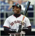  ?? (Reuters) ?? BARRY BONDS had his No. 25 retired by the San Francisco Giants on Saturday 11 years to the month from when he broke Hank Aaron’s home run record in his 22nd and final major league season.