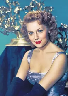  ??  ?? SCREEN STAR: Rhonda Fleming has died aged 97.