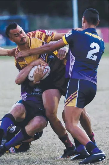  ?? Picture: STEWART McLEAN ?? TOP EFFORT: Cephas Chinfat starred for Suburbs in their Ryan Deemal Shield win over Edmonton Storm at Petersen Park on Saturday night.