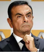  ??  ?? Nissan chief executive officer Carlos Ghosn