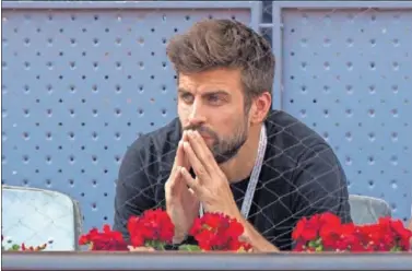  ??  ?? Gerard Piqué, en una visita a la Caja Mágica de Madrid, sede de las finales de Copa Davis.