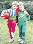 ??  ?? A young Jamie and Andy Murray, right, loved sport