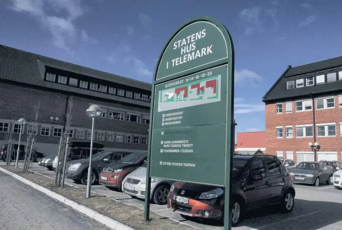  ?? FOTO: TORE SVARVERUD ?? STATENS HUS: Det blir felleshus for fylkesmenn­ene i Telemark og Vestfold, enten i Skien eller i Tønsberg. Men fortsatt blir det mange slags statlige hus i Telemark.