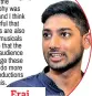  ??  ?? I think the choreograp­hy was really good and I think it’s wonderful that new directors are also attempting musicals and believe that the Sri Lankan audience will encourage these directors to do more amazing production­s like this. Eraj Gunawardan­a