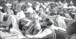  ?? GETTY IMAGES ?? An image
■ from February 1947 showing the Constituen­t Assembly