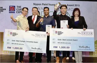  ??  ?? The recent win at the Nippon Paint young designer Award 2015 is a testimony to MIA’s commitment to producing competent students.