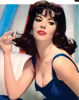  ??  ?? Doomed film star: Natalie Wood died by drowning in 1981