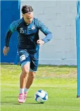  ?? /CORTESÍA: CLUB PUEBLA ?? Christian Tabó con los pies en la tierra