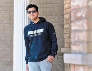  ?? BARRY GRAY THE HAMILTON SPECTATOR ?? Aadar Gupta, a Grade 12 student at Westmount, wants to attend the University of Waterloo but is worried the pandemic will put his chances of doing a co-op in jeopardy.