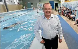  ?? MONIQUE FORD/ STUFF ?? Newtown School principal Mark Brown says teaching children how to be safe around the water is more important than ever.