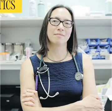  ?? LYLE STAFFORD FOR NATIONAL POST ?? Dr. Jennifer Chan says she doesn’t feel like she is “cheating the system” by using a tax provision for small business.