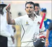  ?? HT PHOTO ?? On the back of a successful U19 World Cup campaign, Prithvi Shaw continued to bat well for Mumbai too, scoring 53.