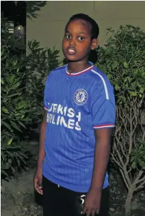  ?? Jeffrey E Biteng / The National ?? The parents of Faisal Hansh, 12, from Sudan, need your help to pay for a second operation to prevent their son from losing his eyesight.
