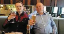  ??  ?? Yulia and Sergei Skripal were poisoned in the UK