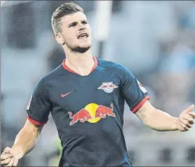  ?? FOTO: AP ?? Timo Werner renovó por el Leipzig hasta 2023 Ya lleva 5 goles en esta Bundesliga