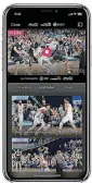  ??  ?? This image shows the NCAA March Madness Live app on an iPhone. The men’s college basketball tournament begins Tuesday. All 67 games will be available online.