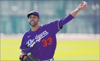  ?? Gregory Bull The Associated Press ?? At 38½, David Price’s Los Angeles Dodgers rank at the top in wins totals listed by the Westgate.