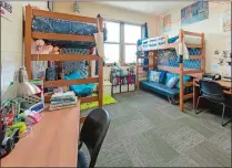  ?? JOEL NINMANN/UW-MADISON UNIVERSITY HOUSING VIA AP ?? A student finalist dorm room in Leopold Residence Hall at the University of Wisconsin.