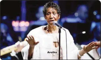  ??  ?? Aretha