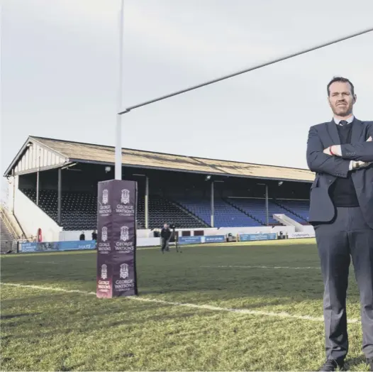  ??  ?? 0 Edinburgh’s managing director Jonny Petrie is determined to iron out the anticipate­d teething problems as the capital team set out to establish a revamped Myreside as a home with a true ‘club’ feel to it.