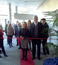  ??  ?? Il luogo L’assessore Fortini inaugura il polo formativo