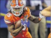  ?? BUTCH DILL / ASSOCIATED PRESS ?? Florida running back Jordan Scarlett rushed for 795 yards and six touchdowns on 4.8 yards per carry in a breakout sophomore season.