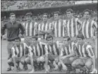  ??  ?? El primer once del Calderón.