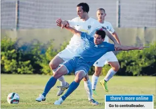  ?? Photo: PHOTOTEK ?? Carried away: Auckland’s Ivan Vicelich, in white, gets the better of this encounter against Uzbekistan’s Jamshid Iskanderov.