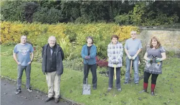  ??  ?? PARK LIFE: Friends of Shelf Hall Park. Photo by Bruce Fitzgerald.