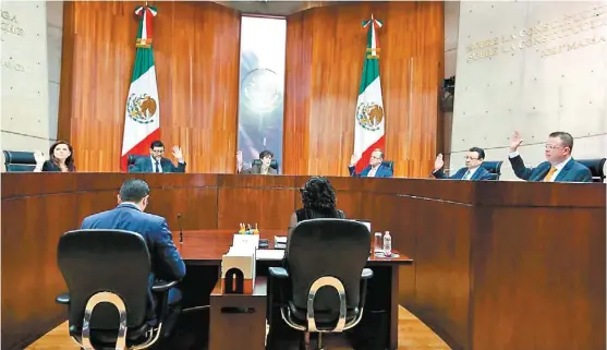  ?? ESPECIAL ?? El Tribunal Electoral exhortó a los actores políticos a respetar las reglas del juego “que ellos mismos definieron para la contienda”.