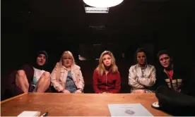  ?? Photograph: Peter Marley/ Channel 4 ?? Whodunit? Louisa Clare Harland, Nicola Coughlan, Saoirse Monica Jackson, Jamie-Lee O'Donnell and Dylan Llewellyn in the third season of Derry Girls.